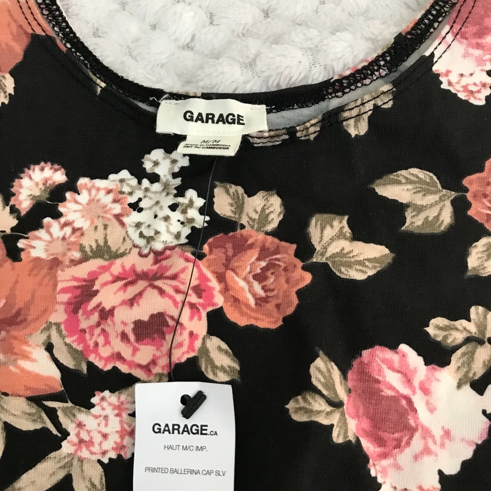 NEW! Garage Floral Pink shirt - Picture 5 of 5